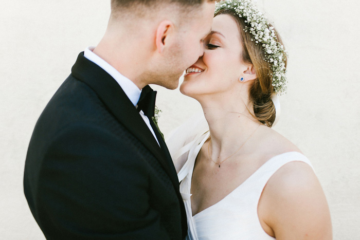 bride and groom portrait