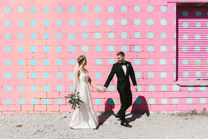 bride and groom portrait