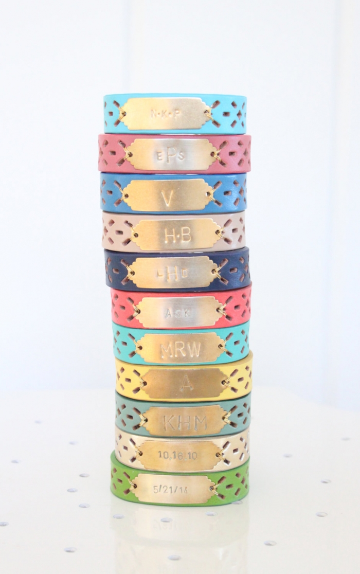 bright personalized bracelet