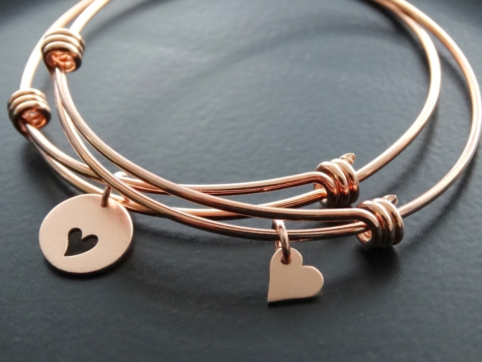 charmed rose gold bracelet