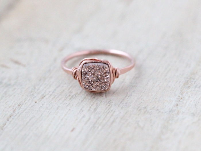 druzy ring