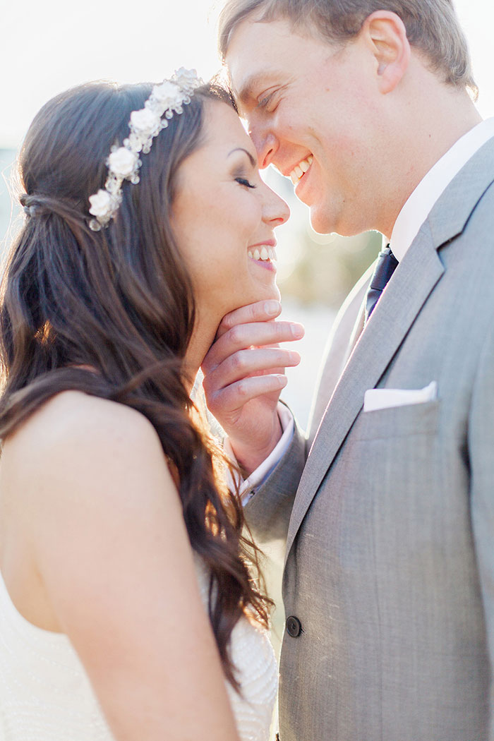 bride and groom portrait