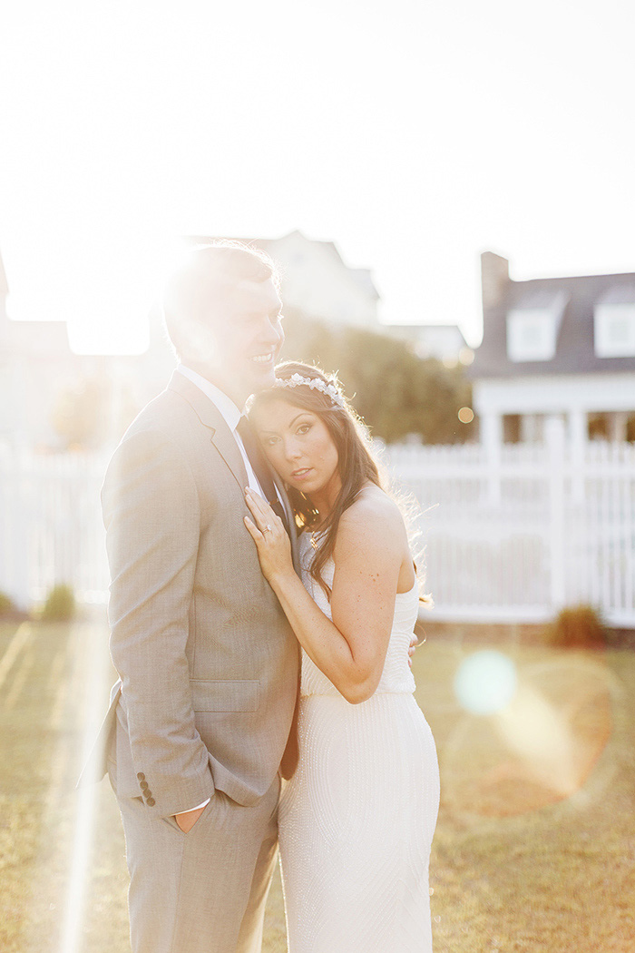 bride and groom portrait