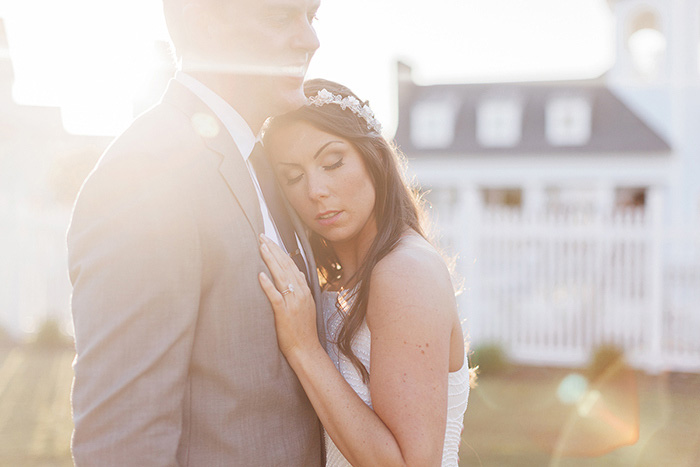 bride and groom portrait