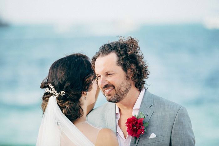 bride and groom portrait