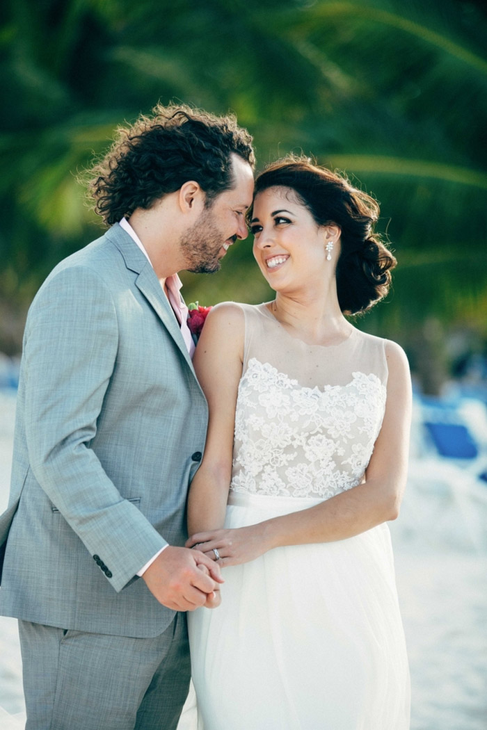 bride and groom portrait