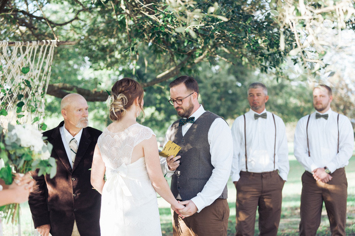 outdoor wedding ceremony