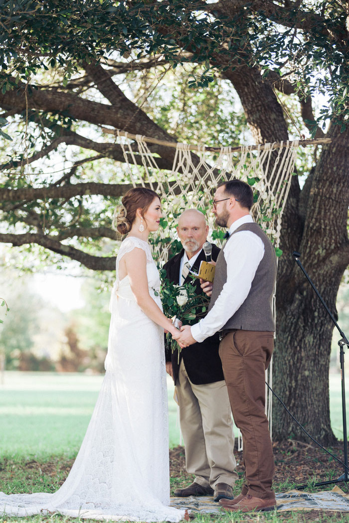 outdoor wedding ceremony