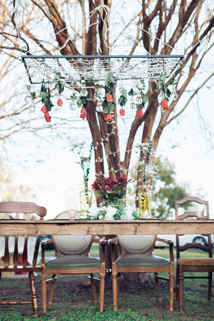 outdoor wedding reception take