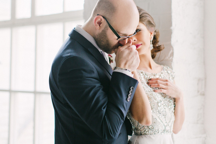 bride and groom portrait