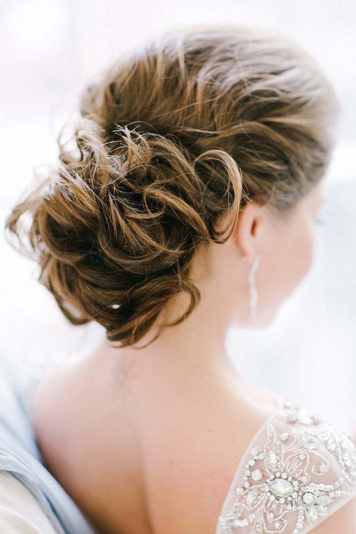 bride's updo