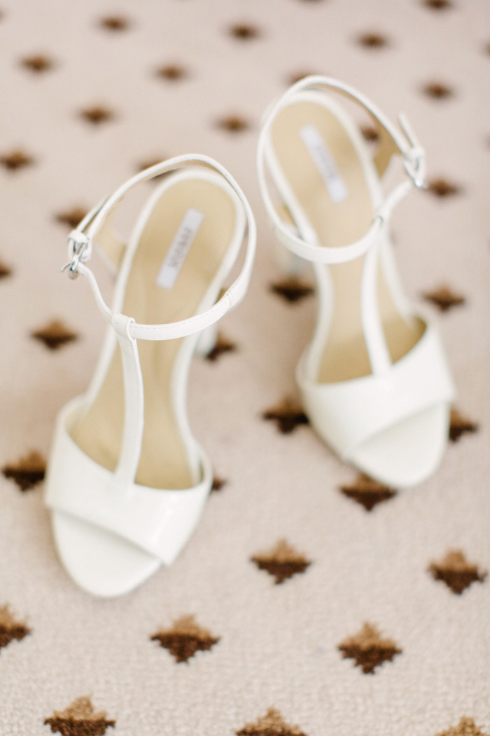 white wedding shoes