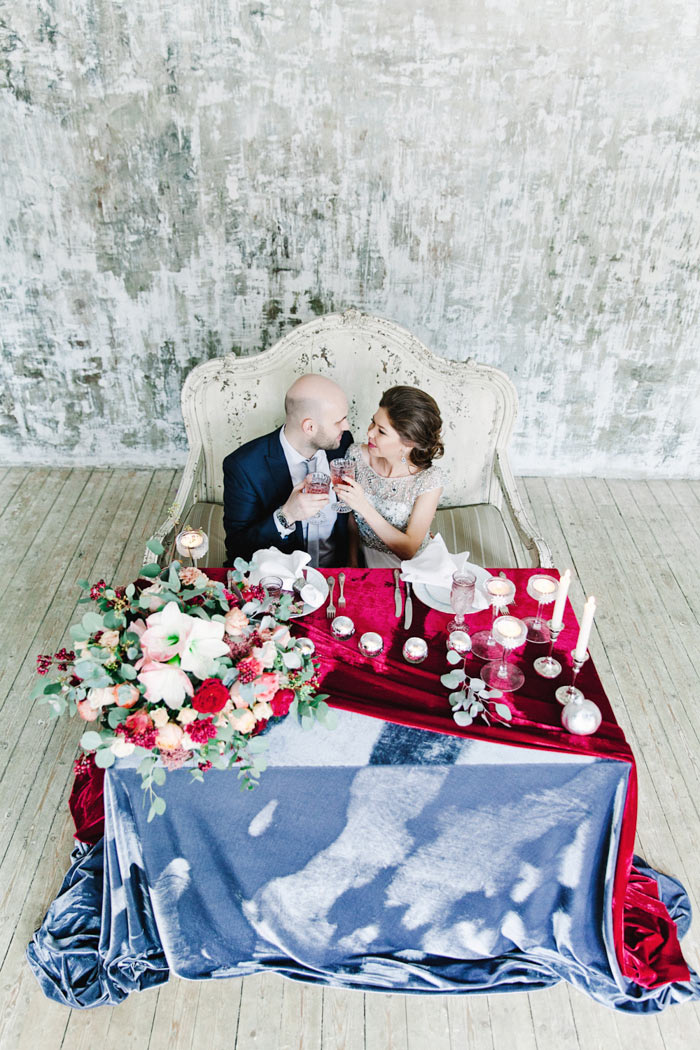 bride and groom portrait