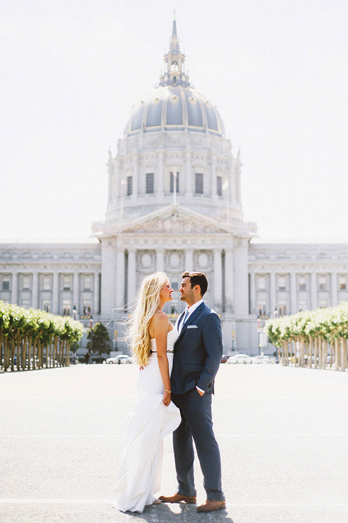 bride and groom portrait 