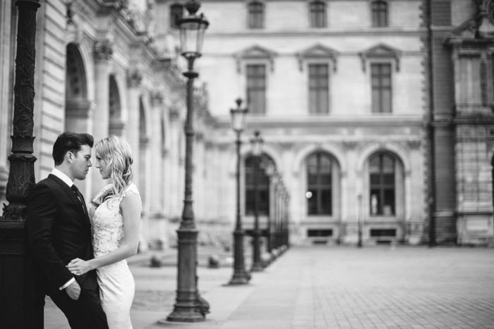 Paris wedding portrait