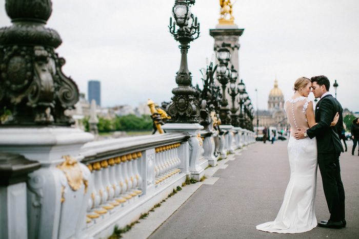 Paris wedding portrait