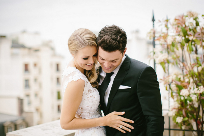 bride and groom portrait