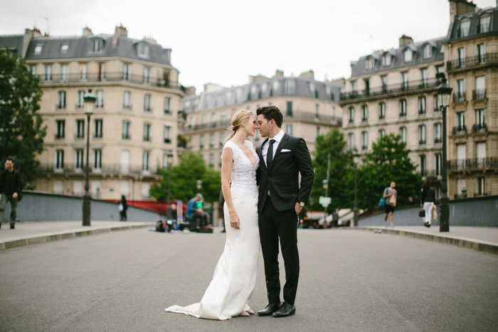 Paris wedding portrait