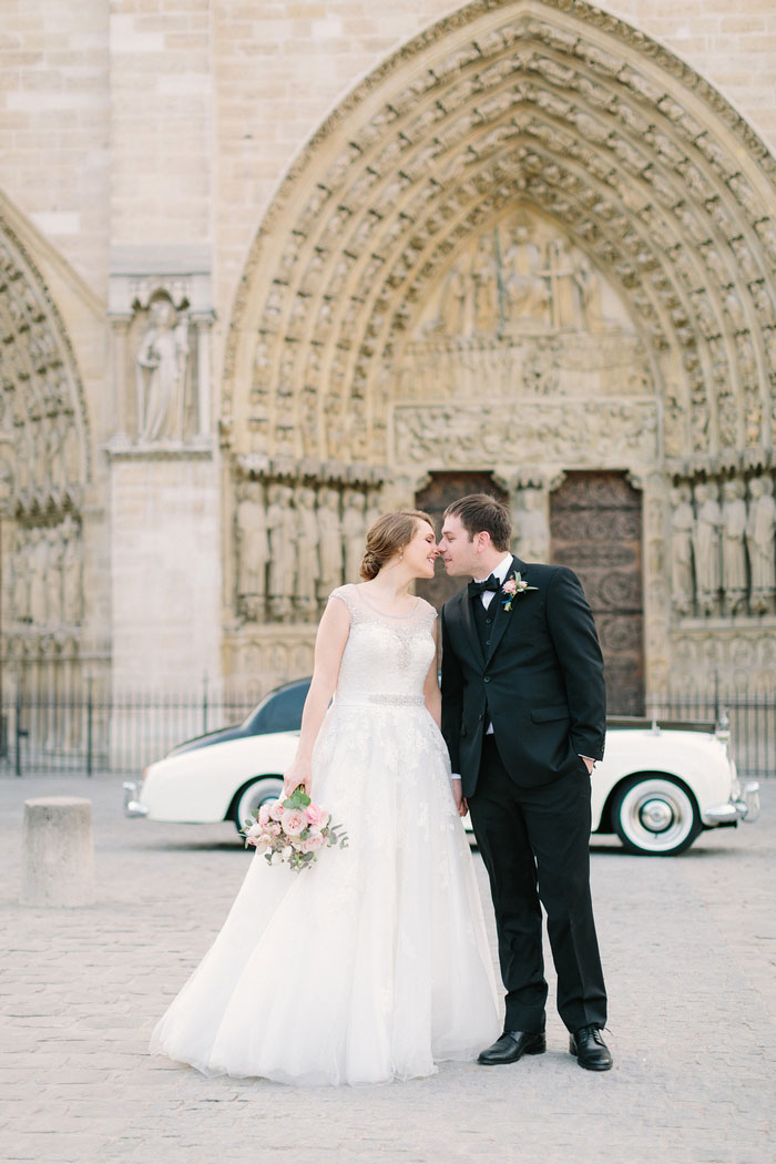 Paris wedding portrait