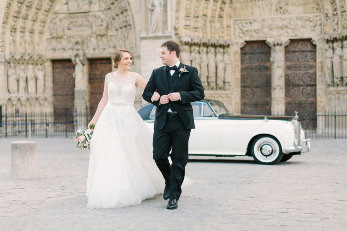 Paris wedding portrait