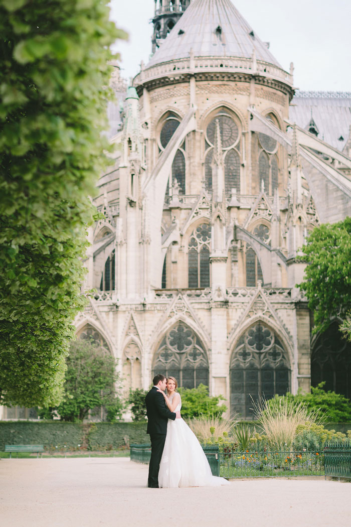 wedding portrait in Paris