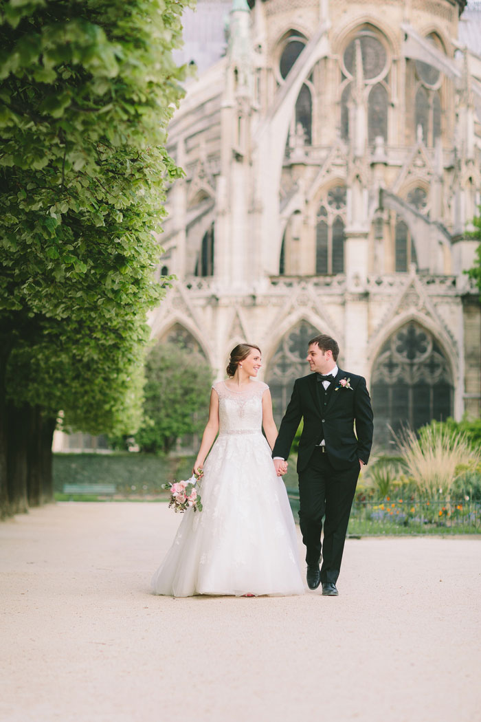 Paris wedding portrait