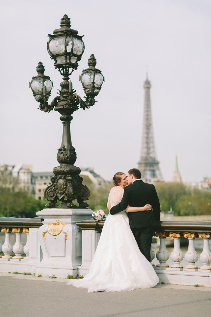 Paris wedding portrait