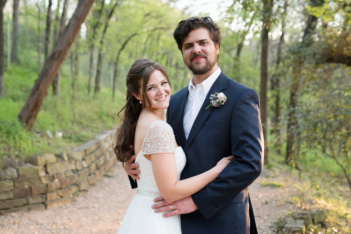 bride and groom portrait