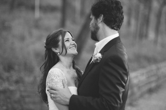 bride and groom portrait