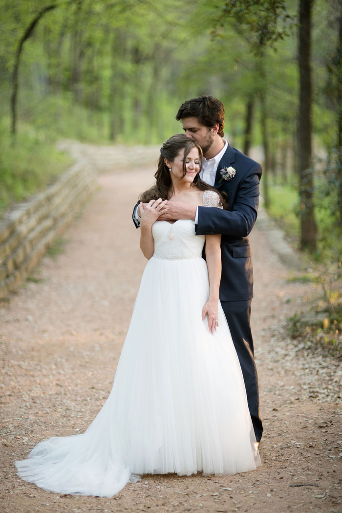 bride and groom portrait