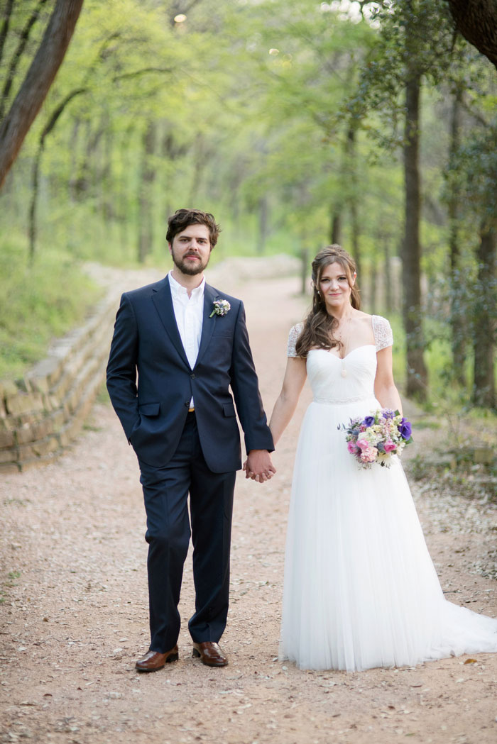 bride and groom portrait