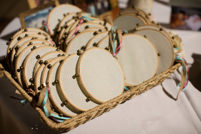 tambourines for wedding guests