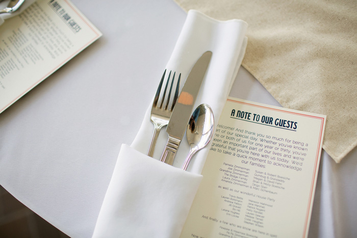 wedding place setting