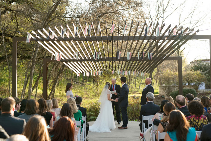 outdoor wedding ceremony