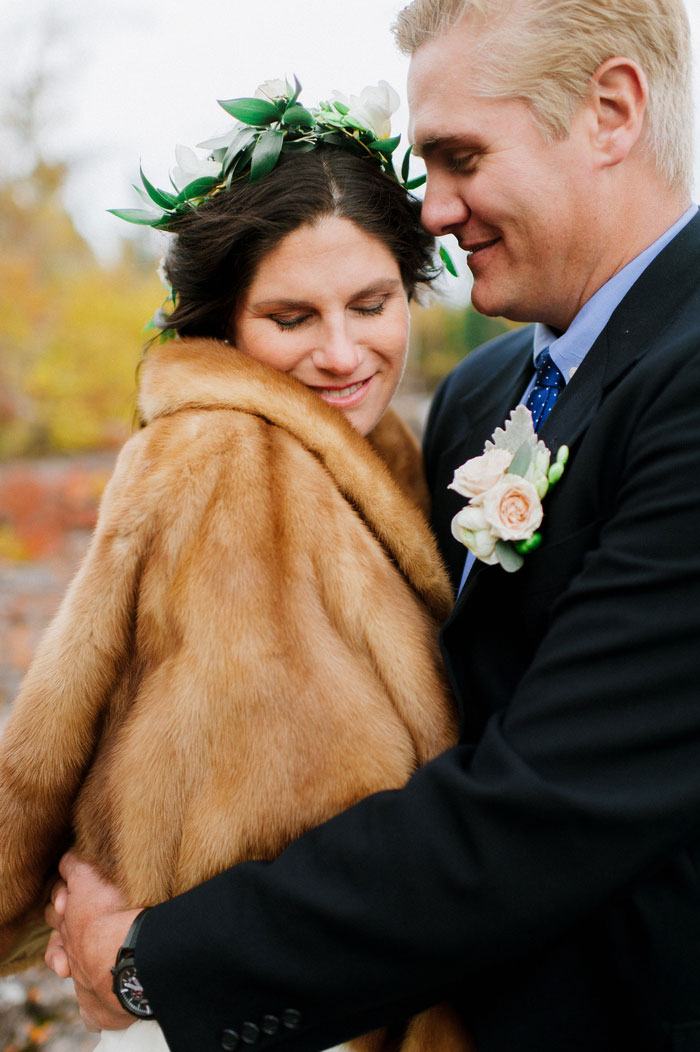 bride and groom portrait