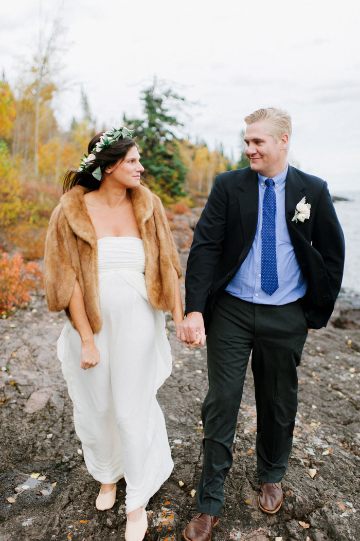 bride and groom portrait