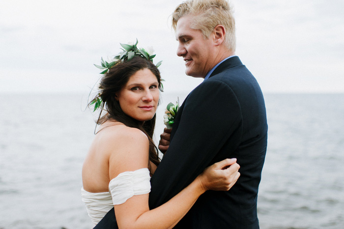 bride and groom portrait 