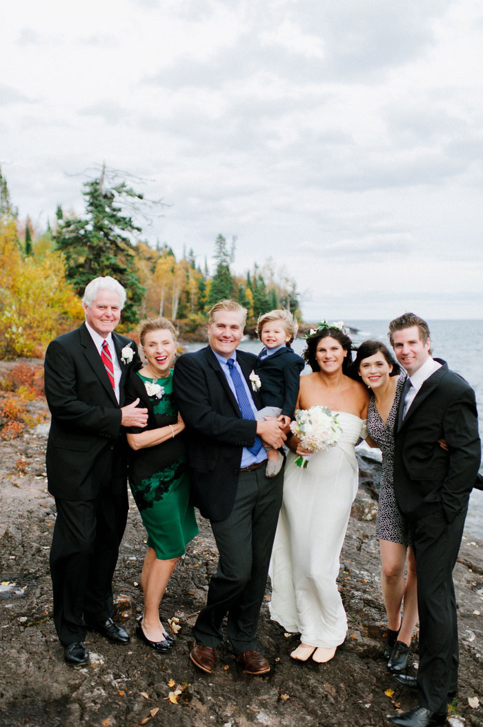 family wedding portrait