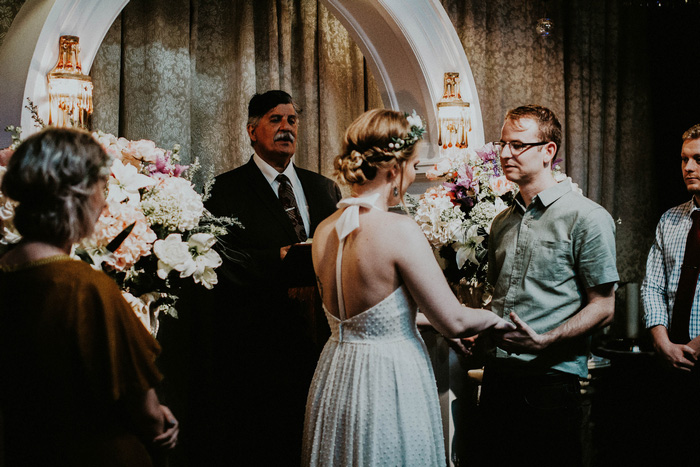 New Orleans wedding chapel ceremony