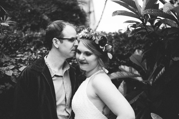 bride and groom portrait