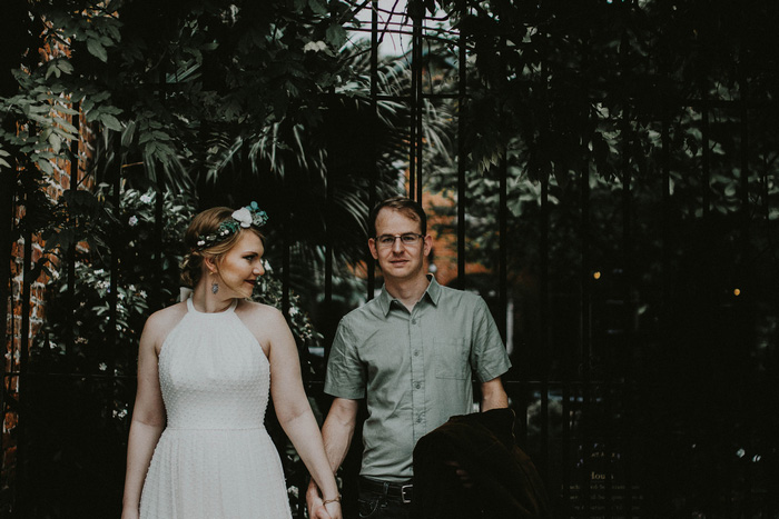 bride and groom portrait