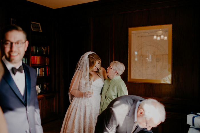 bride and grandmother