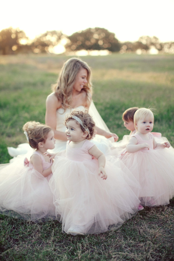 blush tulle skirt