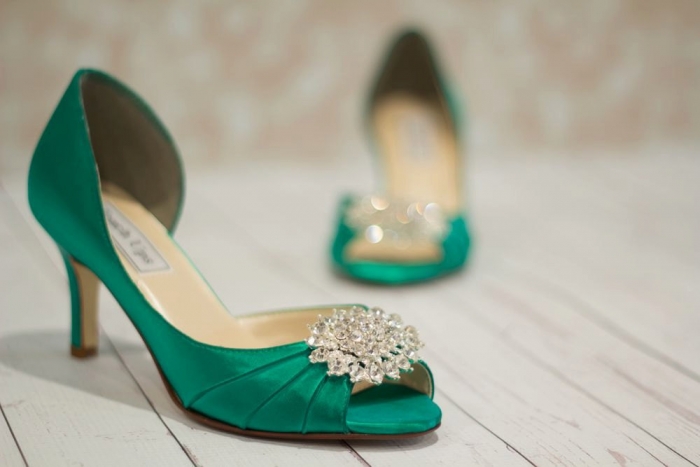 emerald shoes