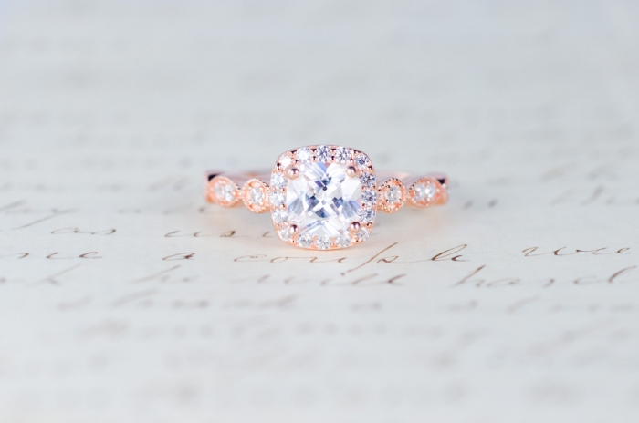 rose gold engagement ring 1