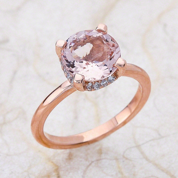 rose gold engagement ring 10