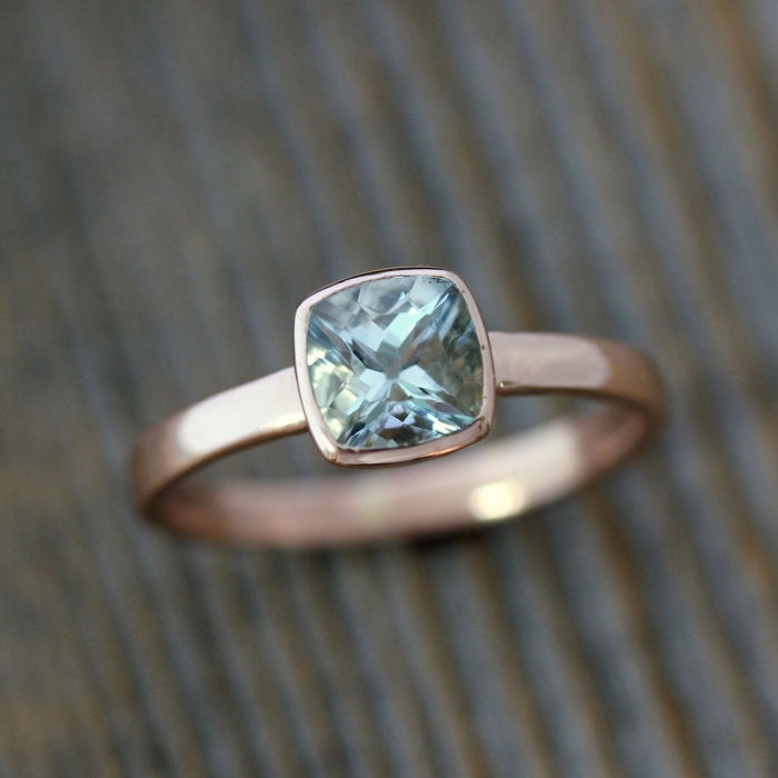 rose gold engagement ring 6