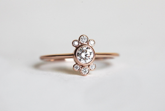rose gold engagement ring 8