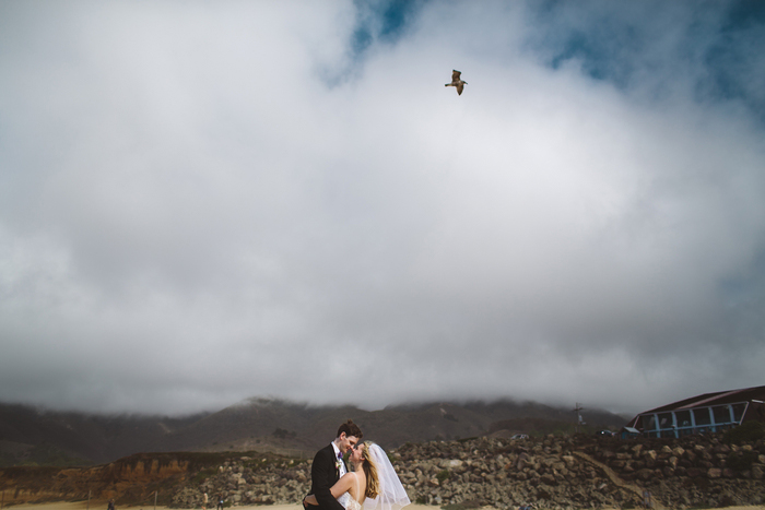 bride and groom portrait