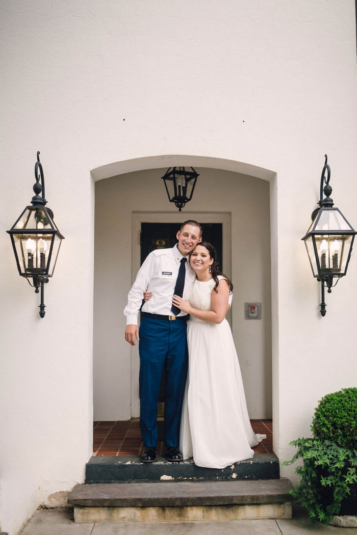 bride and groom portrait